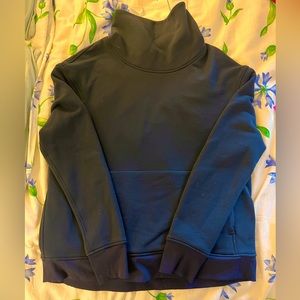 Navy blue Lululemon turtleneck sweatshirt!